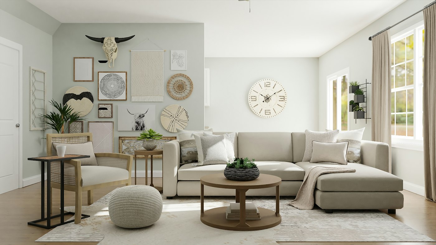 Soft window light on materials