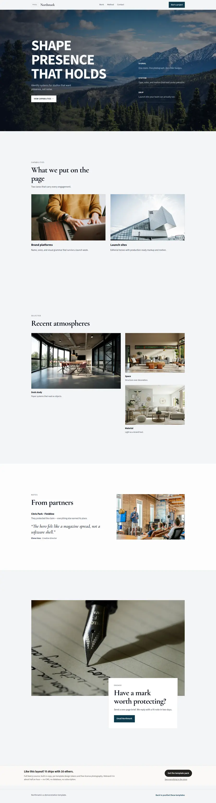 Northmark full-page preview